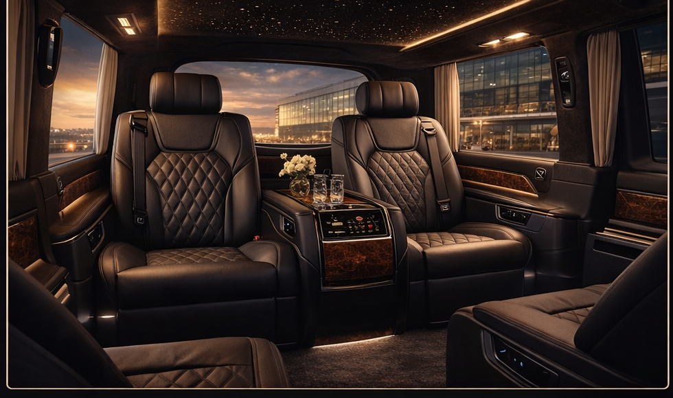 Mercedes V-Class iç kabin görünümü